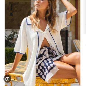 VRG GIRL Bowling Shirt NWOT